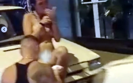 ERKEK ARKADAŞI İLE TARTIŞTI ÇIRILÇIPLAK SOKAĞA FIRLADI