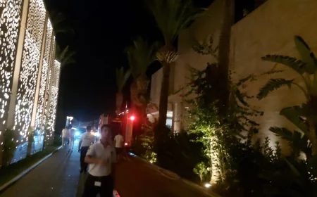 Marina’daki restoranda korkutan yangın
