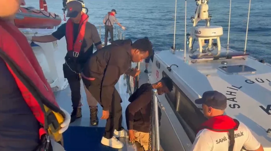 Bodrum açıklarında radara yakalandılar