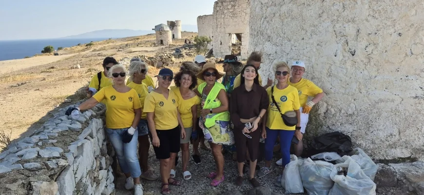 Bodrum’un tarihi değirmenlerini pırıl pırıl yaptılar