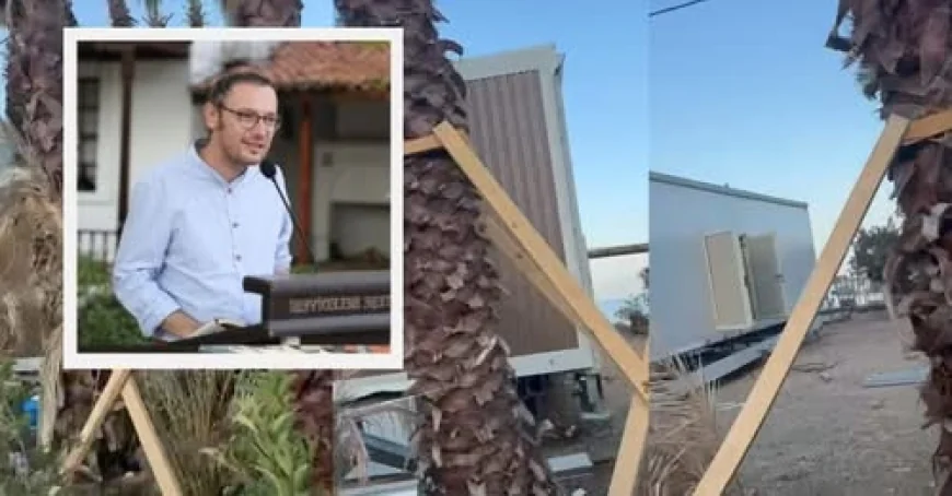 Akbük Koyu’na yerleştirilen 11 tiny house mühürlendi
