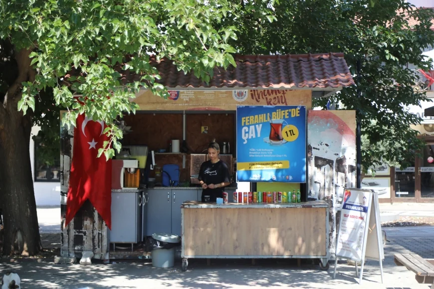Belediye çay ücretini 1 TL. yaptı