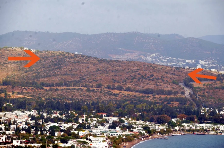 BODRUM’UN TAM ORTASINDAKİ 1 MİLYON METREKARELİK ALANIN İMARA AÇILMASINA  DANIŞTAY DUR DEDİ…