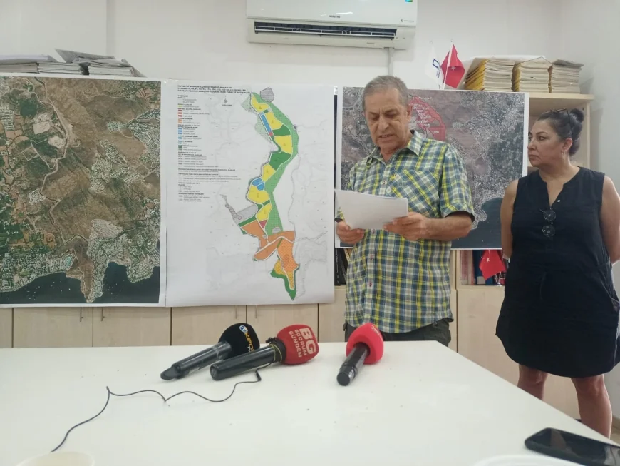TMMOB Ortakent'te Danıştay'ın iptal ettiği 1 milyon 100 bin metrekarelik hazine arazisi ile ilgili açıklama yaptı