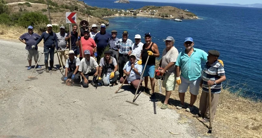 Bodrumlu Hababam Takımı’nın böyle bir memleket sevdası, 70 YAŞIN ÜZERİNDELER YANGINLAR BÖYLE MÜCADELE EDİYORLAR