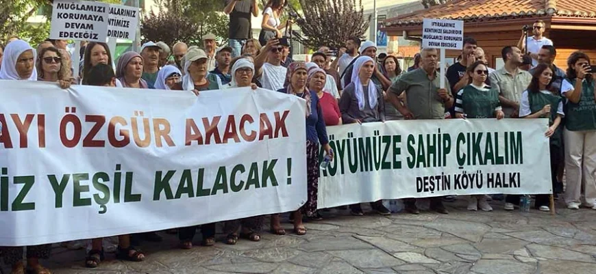 Muğla’da köylülerden  Çimentocu şirketin 3. ÇED’ine sert tepki