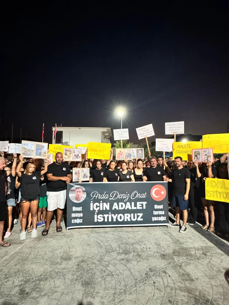 Teknede öldürülen genç kaptan için ailesi ve yakınları adalet istedi