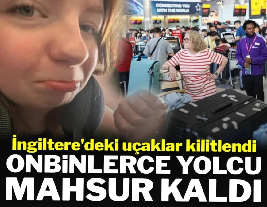 Rusya intikam mı aldı? İngiltere'deki uçakların hepsi kilitlendi, on binlerce yolcu mahsur kaldı