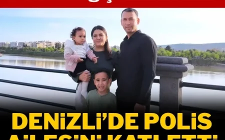 BİR AİLE BÖYLE YOK OLDU..Polis ailesini katletti
