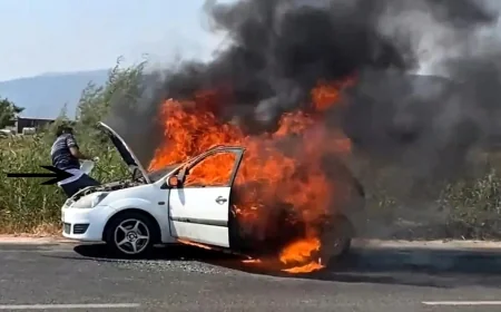 Bodrum – Milas karayolunda yangın söndürme rezaleti , ard arda skandallar yaşandı