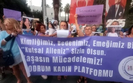 Bodrum Kadın Platformu “Kadınların Hayır’ı Tahrik Değil, Yaşam Hakkıdır!”