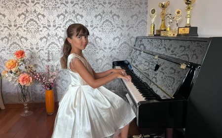 Alara Derin Kopar piyanoda uluslararası başarısı ile hayran bıraktı