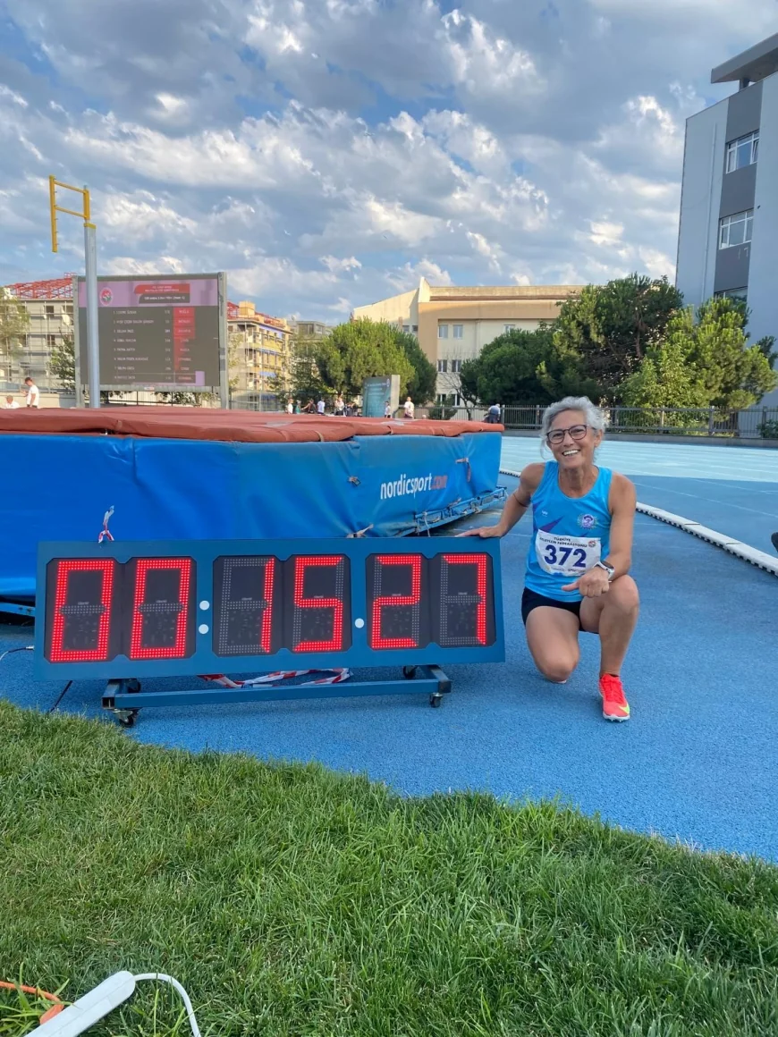 Türkiye Şampiyonası’nda Fatma Anter 28 yıllık 400 metre rekorunu kırdı, Bodrumlu atletlerden 6 birincilik geldi