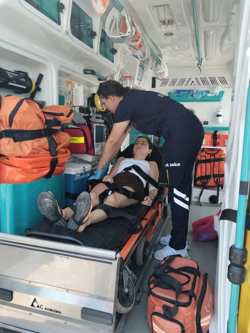 Datça açıklarında epilepsi krizi geçiren Meksikalı turist Bodrum’a getirildi