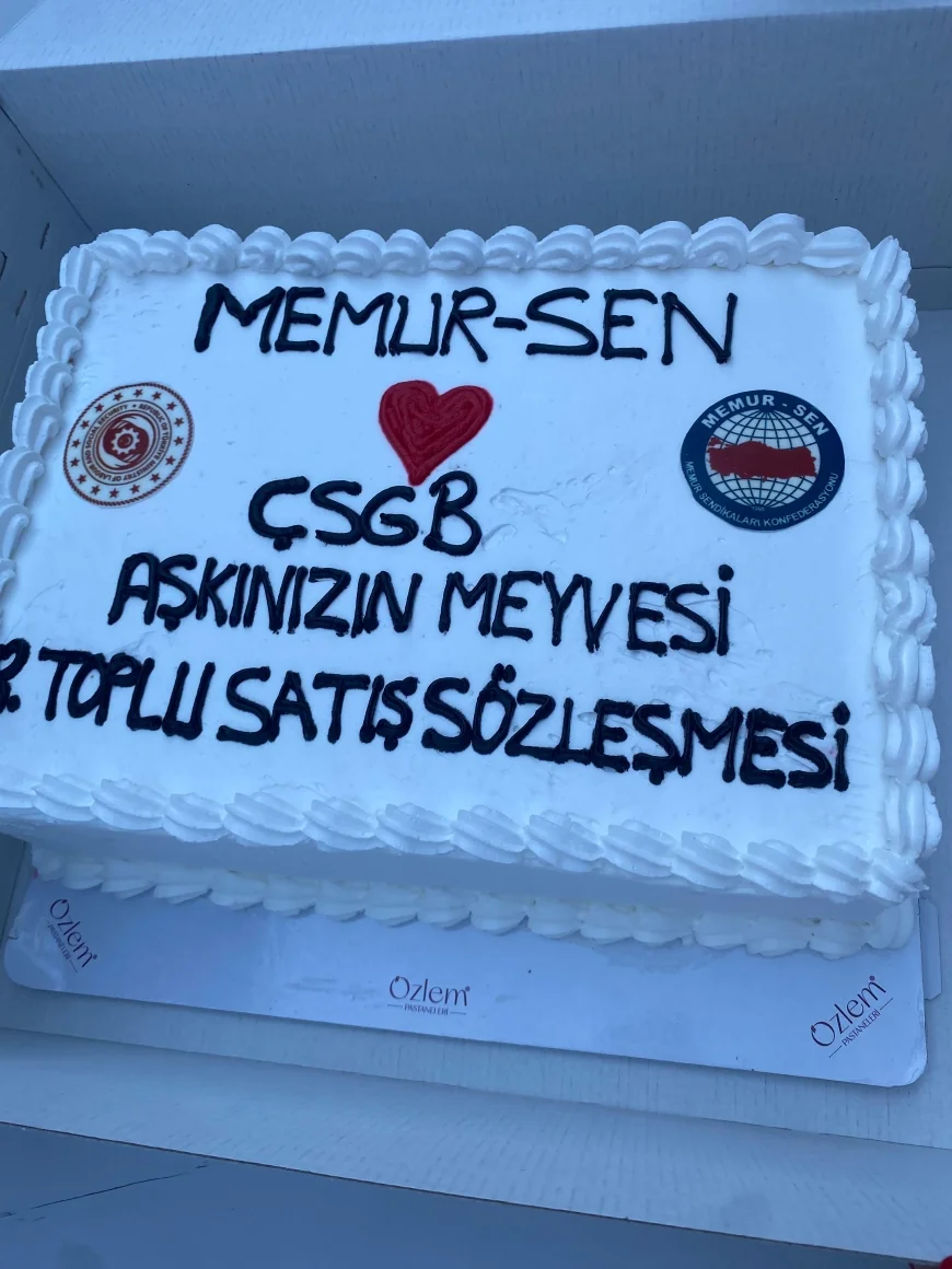 Muğlalı memurlar “AŞKIMIZIN MEYVESİ TOPLU SATIŞ SÖZLEŞMESİ”