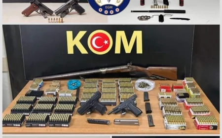 Bodrum dahil Muğla’da 5 ilçede silah operasyonu: 12 şüpheli yakalandı