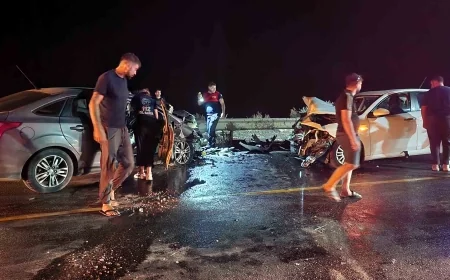 Torba- Gölköy ölüm yolunda feci kaza, ortalık savaş alanına döndü 3 kişi yaralandı