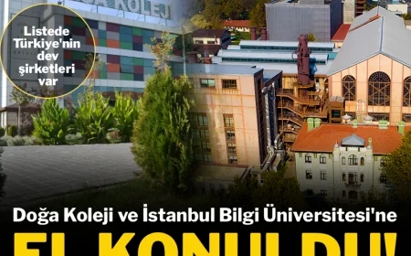 Doğa Koleji, Bilgi Üniversitesi ve Energy Petrol'e el konuldu