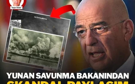 Yunanistan Savunma Bakanı Nikos Dendias'tan skandal paylaşım