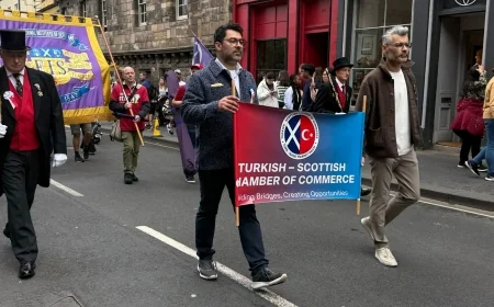 İskoçya’da Türkler adına bir ilk gerçekleşti