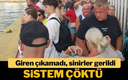 Bodrum’da Gümrük sistemi çöktü! Giren çıkamadı, yüzlerce turist mağdur kaldı
