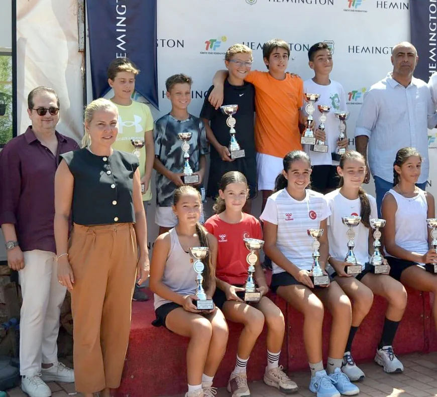 12 Yaş Türkiye Tenis Şampiyonası Bodrum’da yapıldı
