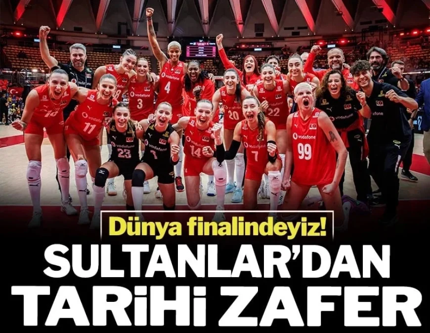 voleybolda tarihi zafere doğru..,Filenin Sultanları'ndan tarihi zafer! Dünya finalindeyiz