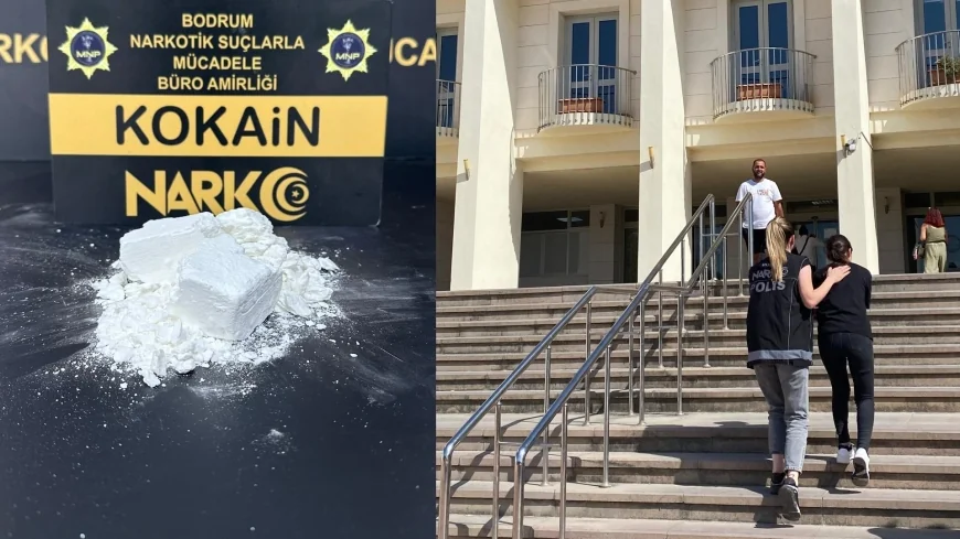 Bodrum'da kokain ile yolculuğa tutuklama