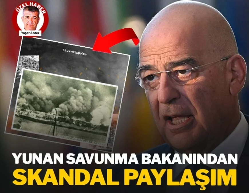 Yunanistan Savunma Bakanı Nikos Dendias'tan skandal paylaşım