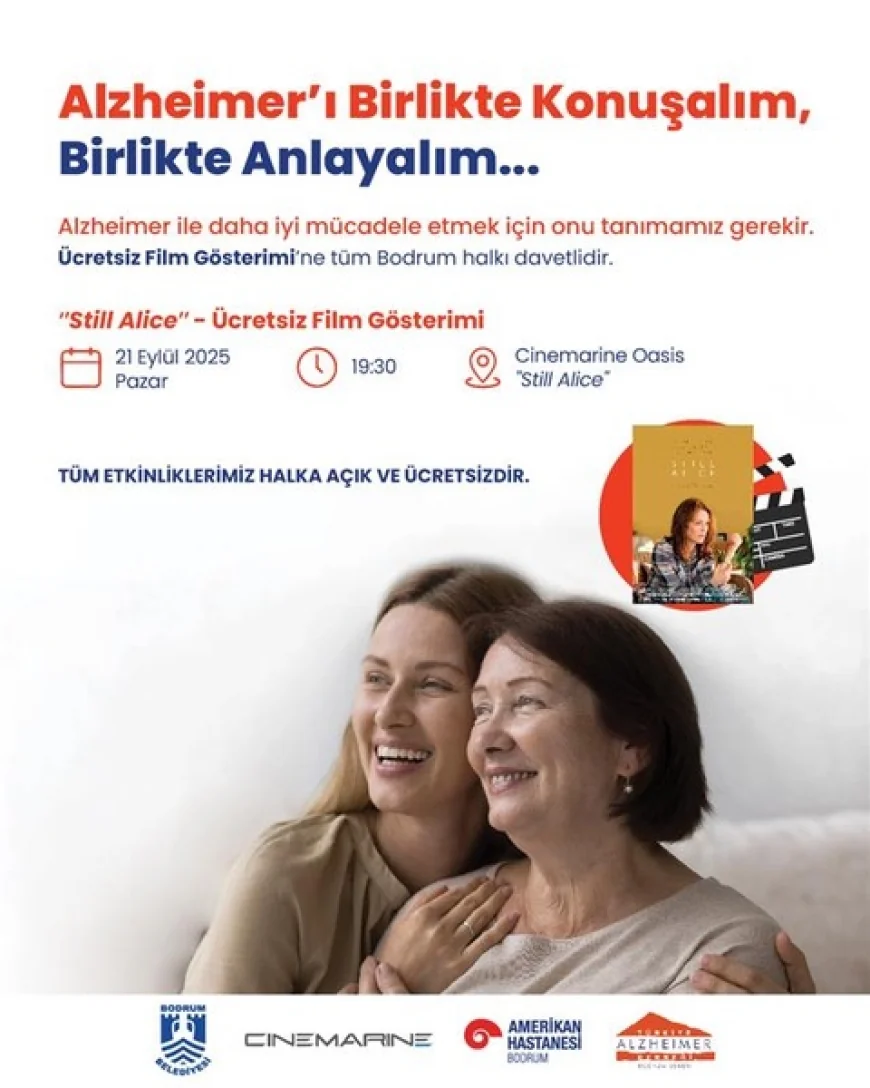 Bodrum’da Dünya Alzheimer Günü Etkinlikleri Düzenlenecek