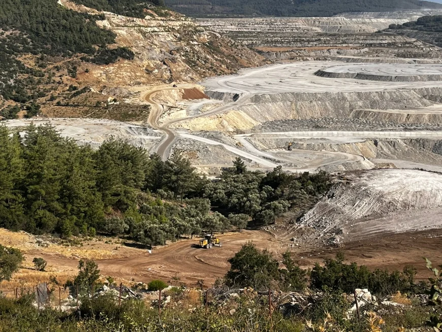 Hukukçular İkizköy Akbelen’e çıkartma yaptı zeytin sökümüne sert tepki gösterdi