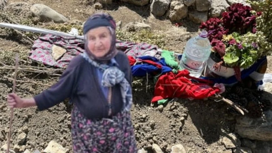 İkizköy- AKBELEN; Çıkarılan yasada Zehra ninenin mezarı maden sahasında kalıyor!