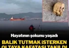 Oltaya insan kafası takıldı