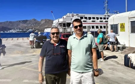 DENTUR feribot işletmesine Yunanlı turizmcilerden teşekkür