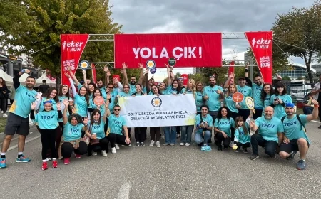 Koşucular Eker I Run’da adımlarını TEGV çocukları için attı