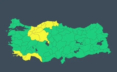 Bugün ve yarına dikkat: 17 ile sarı kodlu uyarı, Muğla’da var