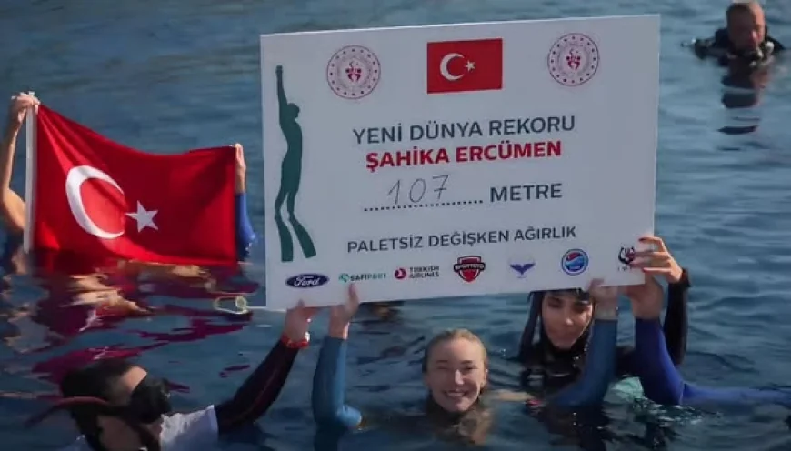 Şahika Ercümen dünya rekoru kırdı
