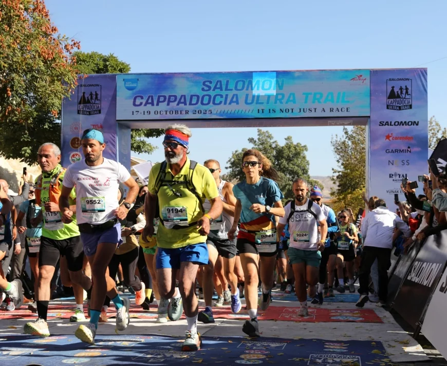 Kapadokya’da yüzlerce sporcunun katıldığı Ultra Trail heyecanı başladı