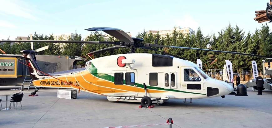 Türkiye’nin ilk yerli yangın söndürme helikopteri tanıtıldı