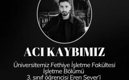 Aydınlı üniversite öğrencisi Muğla’da ki motosiklet kazasında yaşamını yitirdi