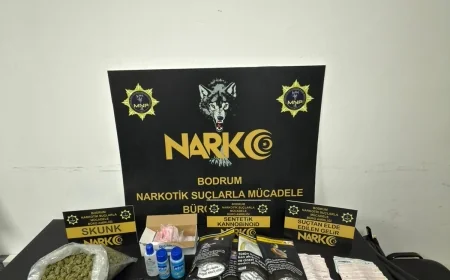 Bodrum’da otel odasında uyuşturucu operasyonu: 2 kişi tutuklandı
