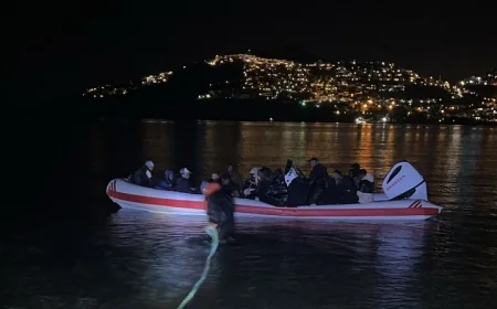 Göçmenler Bodrum açıklarında radara takıldı