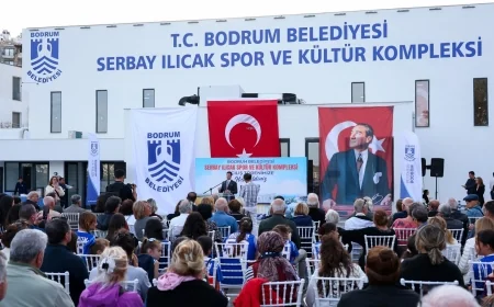 Bodrum’da Serbay Ilıcak Kültür ve Spor Kompleksi Açıldı