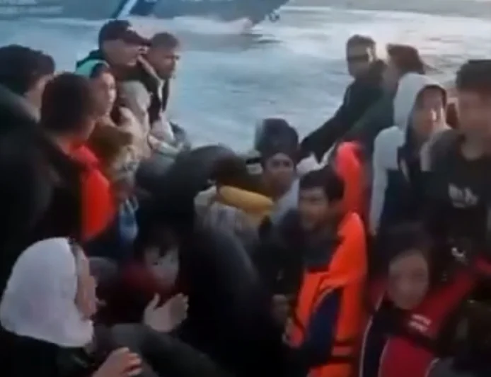 Ege Denizi’nde dehşet, göçmenleri ölüme böyle sürüklediler.. VİDEOLU HABER