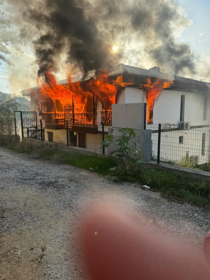 Villayı ateşe verdi 2 jandarma yaralı, 1 ölü