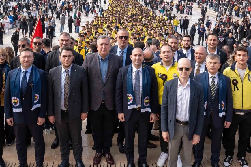 1907 FENERBAHÇE DERNEĞİ’NDEN 22. GELENEKSEL ANITKABİR ZİYARETİ GERÇEKLEŞTİRİLDİ