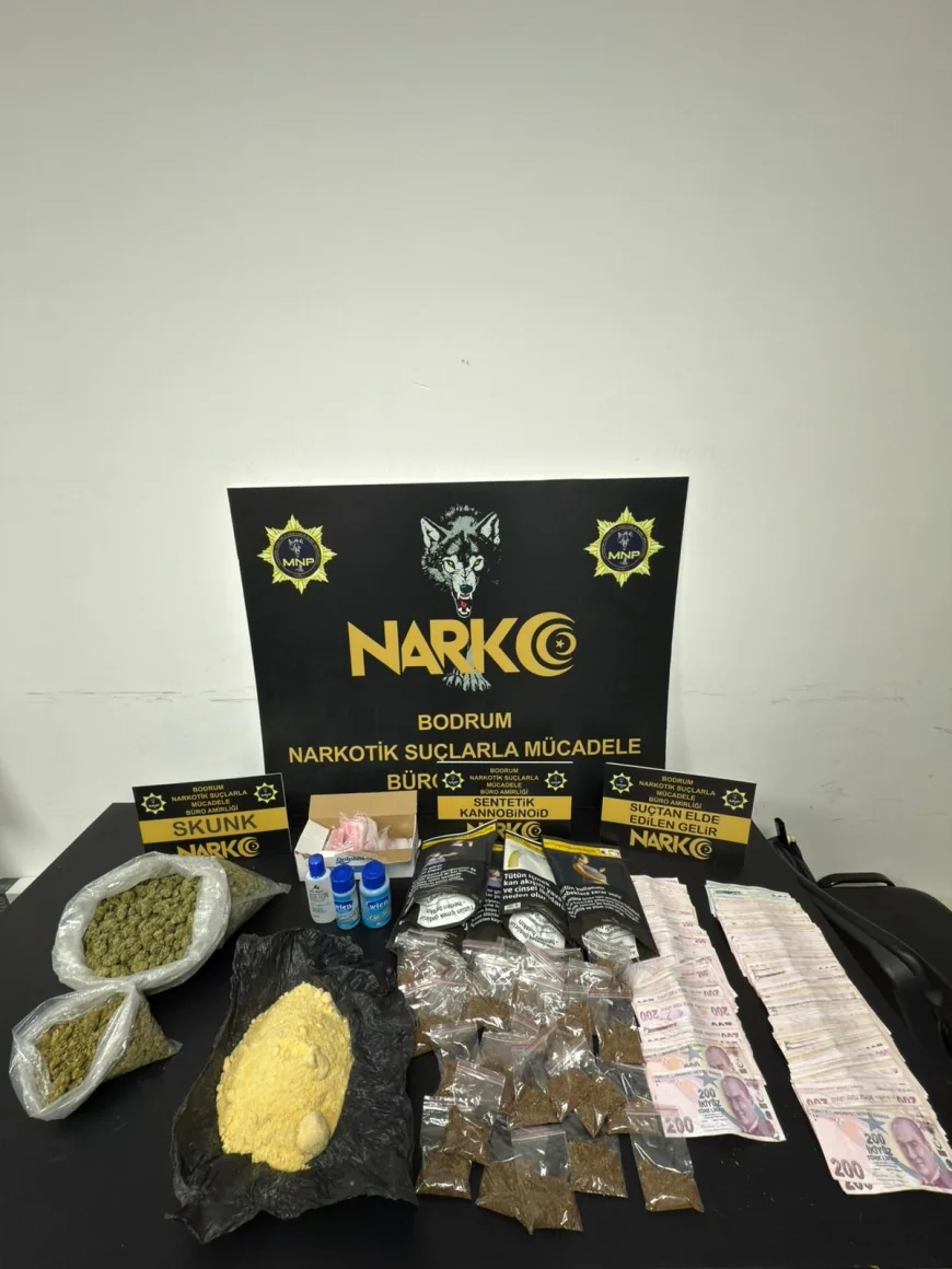 Bodrum’da otel odasında uyuşturucu operasyonu: 2 kişi tutuklandı