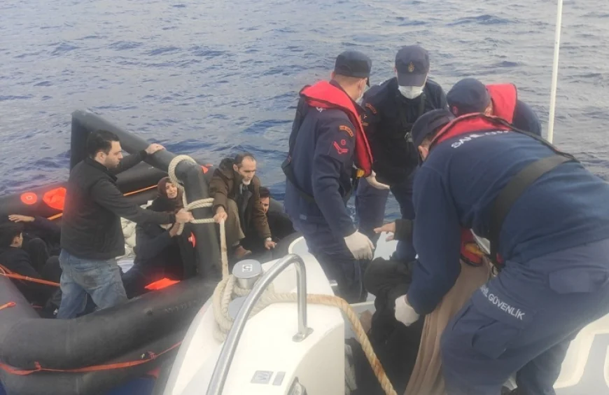 Bodrum ve Marmaris’te göçmen kurtarma operasyonu