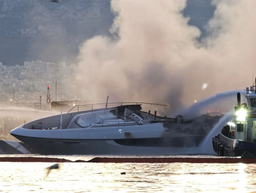    Dünyaca ünlü marinada yatlar kül oldu