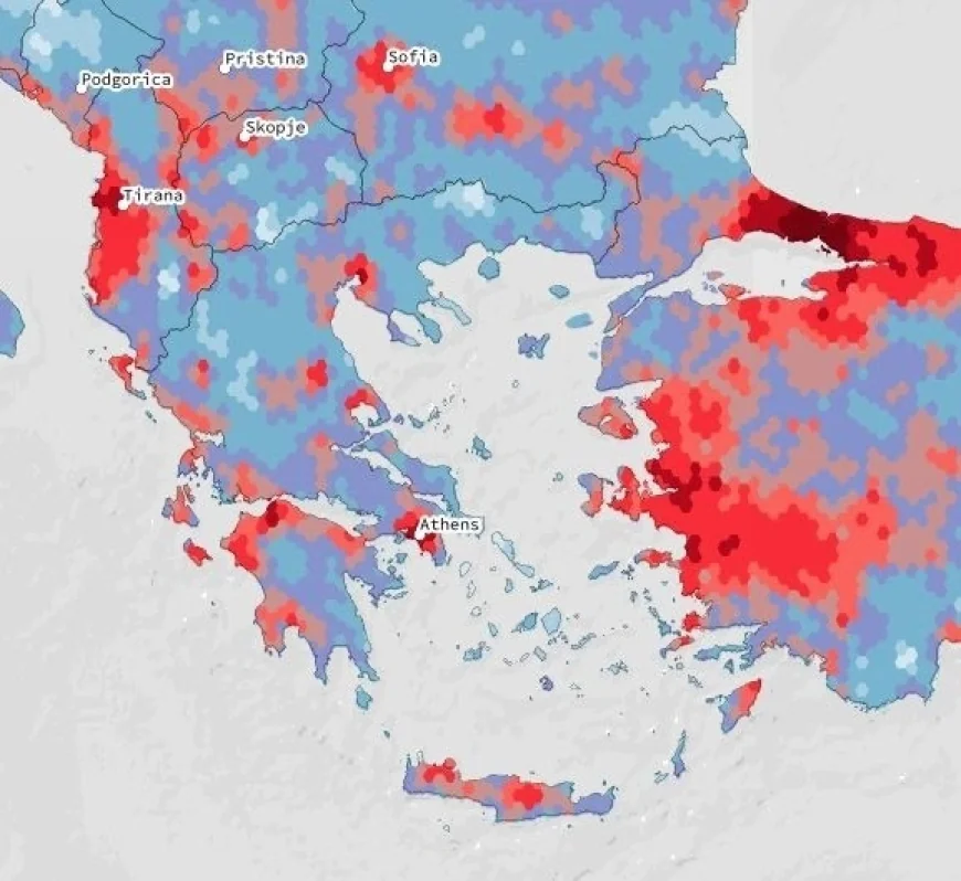 Dünya İsviçre’nin yayınladığı bu SİSMİK HARİTAYI konuşuyor, Türkiye’de var…